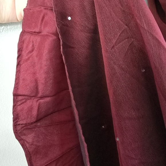 Vintage Betsy Adam Prom Dress Maxi Gown 12 Red Goth 90s Y2K Whimsigoth Vampy - Picture 9 of 12